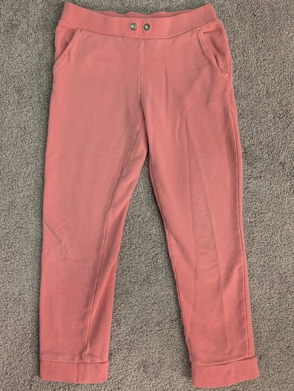 Carter's kids pink terry joggers size 5